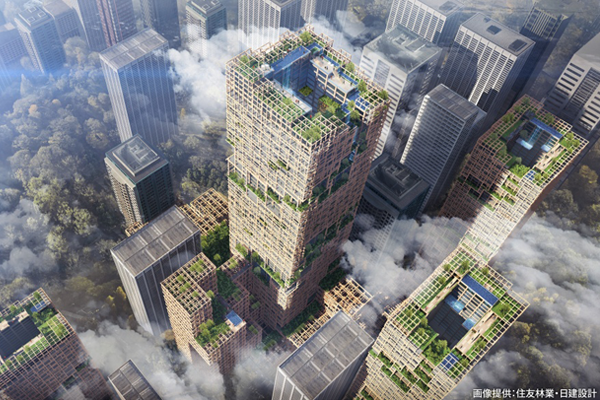 木で高層ビルも建てられるの?