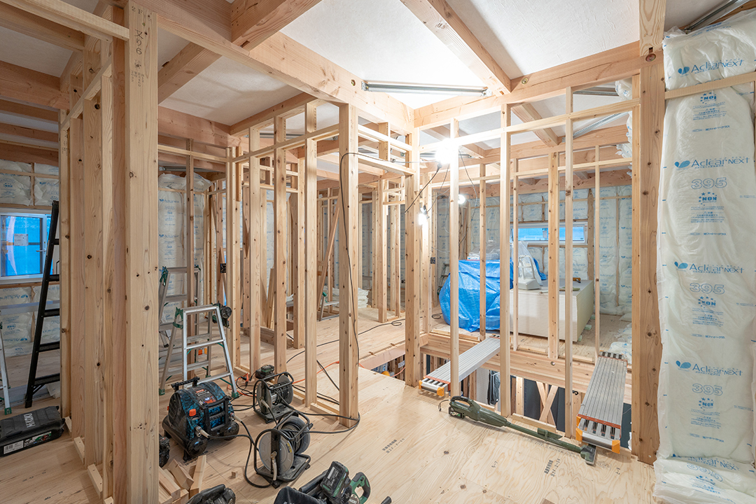 JAS構造材を用いることで品質の安定をはかっている