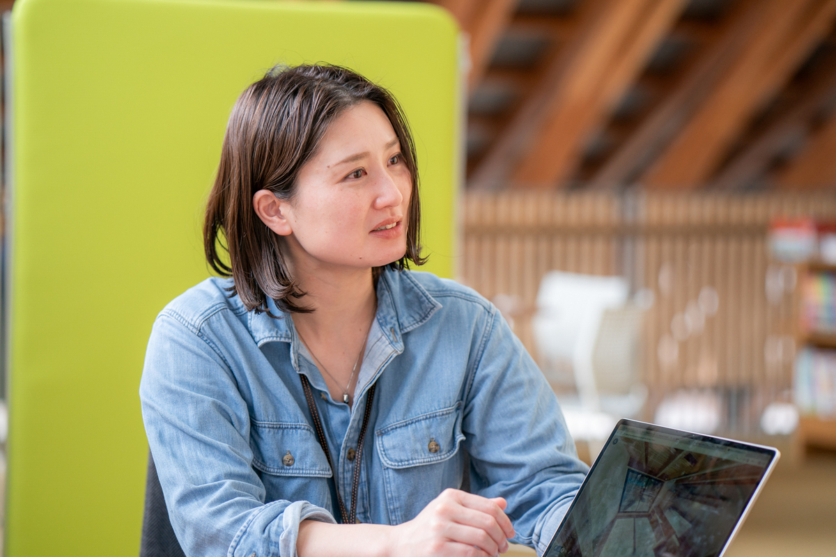移住推進を担当している矢嶋澄香さん
